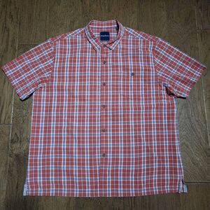 Tommy Bahama Shirt Mens 2XL Striped Button Up Island Zone Hawaiian Silk